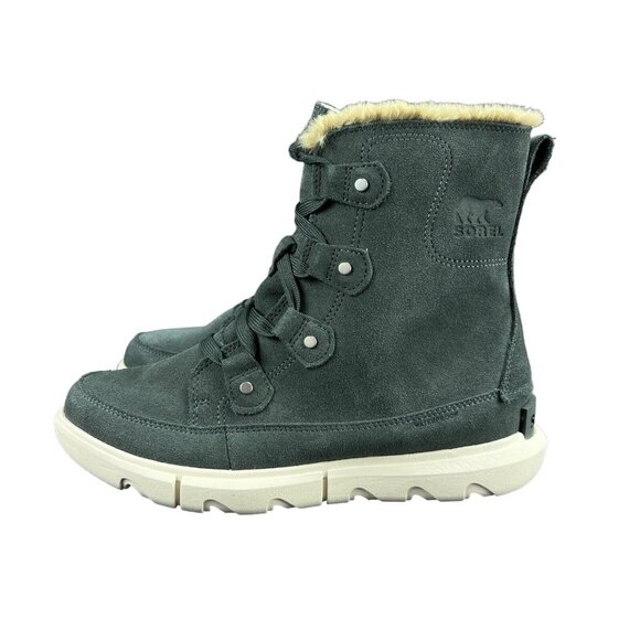 Sorel Explorer Next Joan Waterproof Grill Fawn Suede Boots Women's Size 9.5 - Picture 3 of 9